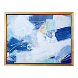 "Transparency I" - Original Painting in blue by AlisonJerry