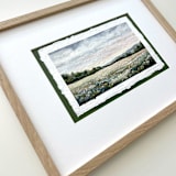 "spring meadow" - Original Painting in multicolor by Sara Swanson