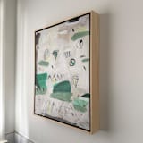 "Open Up the Doors" - Original Painting in white by Amy Early