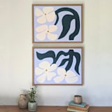 "Branch and Bloom - Set of 2 Original Acrylic Paintings" - Original Painting in multicolor by Kate Sowinski