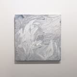 "Plum Neutral II" - Original Painting in gray by Teodora Guererra