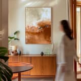 "Terra No. 02" - Original Painting in brown by Karine Tonial Grimm