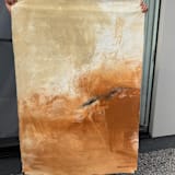 "Terra No. 02" - Original Painting in brown by Karine Tonial Grimm