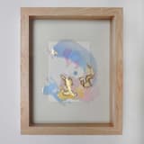 "For Color's Sake #12" - Original Painting in blue by Christine Olmstead