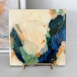 "Along the Shore" - Original Painting in blue by Parima Studio