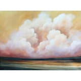 "Hope and Warmth" - Original Painting in yellow by Mya Bessette