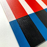 "Ochre Stripes in Fall Original Artwork" - Original Painting in multicolor by Katie Craig