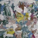 ""Last Train to Brooklyn" - 30x40 Original Abstract Painting" - Original Painting in multicolor by Sarah Mankin