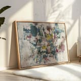 ""Last Train to Brooklyn" - 30x40 Original Abstract Painting" - Original Painting in multicolor by Sarah Mankin