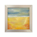 "Vintage Beach" - Original Painting in multicolor by Lindsay Megahed