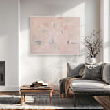 "Rosy Mauve Reverie" - Original Painting in pink by Shina Choi