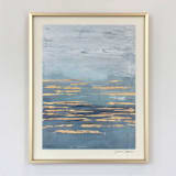 "Luminous - Embellished Print" - Original Painting in green by Julia Contacessi