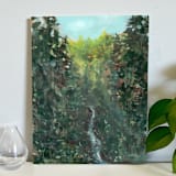 "Forest River" - Original Painting in multicolor by Lindsay Megahed