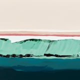 "Coastal Bluff Series Landscape" - Original Painting in multicolorassorted-colors by Caryn Owen