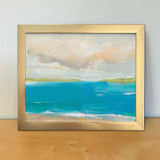 "Lake Breeze" - Original Painting in multicolor by Lindsay Megahed