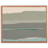 "Cliff Walk" - Original Painting in gray by Caryn Owen