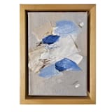 "Wrapped Up In Blue" - Original Painting in blue by AlisonJerry