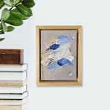 "Wrapped Up In Blue" - Original Painting in blue by AlisonJerry