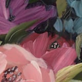 "Moody Bloom" - Original Painting in multicolorassorted-colors by Lindsay Megahed