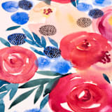 "Blossom breeze watercolor painting" - Original Painting in multicolorassorted-colors by Alexandra Dzh