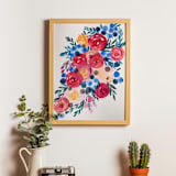 "Blossom breeze watercolor painting" - Original Painting in multicolorassorted-colors by Alexandra Dzh