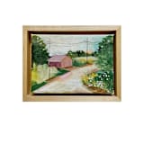 "Country Barn" - Original Painting in multicolor by AlisonJerry