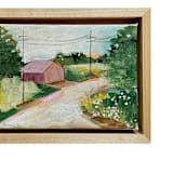 "Country Barn" - Original Painting in multicolor by AlisonJerry