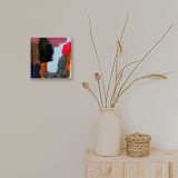 "Color on the Rocks" - Original Painting in multicolor by Nicole Simms