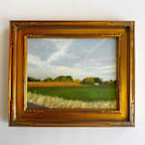 "October Harvest" - Original Painting in green by Kat Roberts