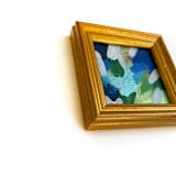 "Green and Blue" - Original Painting in blue by Jessalin Beutler