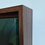 "Frosted in Pink I & II" - Original Painting in purple by Mandy Trimble Leonard