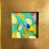 "Bright Corner" - Original Painting in multicolor by Jessalin Beutler