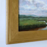 "Goose River" - Original Painting in blue by Wendy Keller