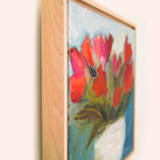 "Reba" - Original Painting in multicolorassorted-colors by CONNIE COLLUM