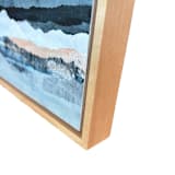 "Dusk Reflections Landscape" - Original Painting in blue by Lara Eckerman