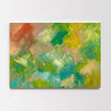 "Adorn #6" - Original Painting in green by Amy Mullen
