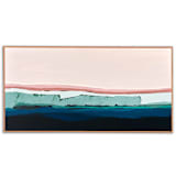 "Coastal Bluff Series" - Original Painting in pink by Caryn Owen
