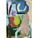 "Dew Drop" - Original Painting in multicolorassorted-colors by Nicole Simms