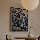 "Last Light" - Original Painting in blue by Lauren Perkins