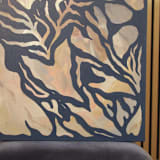 "Last Light" - Original Painting in blue by Lauren Perkins