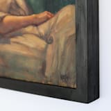 "I'm Fine" - Original Painting in blue by Wendy Keller