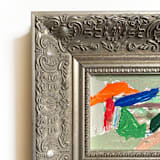 "Child's Play" - Original Painting in green by Jessalin Beutler