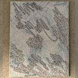 "Japandi" - Original Painting in white by Nina Leth
