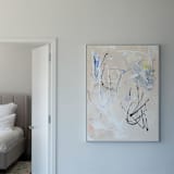 "Sippin in Sydney" - Original Painting in beige by Kathryn Kelly
