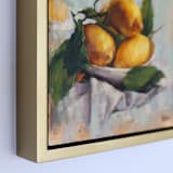"Bowl of Lemons" - Original Painting in yellow by Wendy Keller
