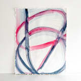 "Unicorn Plant Cell" - Original Painting in pink by Mary Gaspar