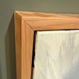 "November Bloom" - Original Painting in white by Mandy Trimble Leonard