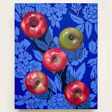 "Fitting In" - Original Painting in blue by Kara Aina