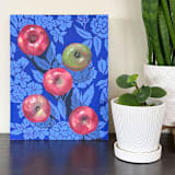 "Fitting In" - Original Painting in blue by Kara Aina