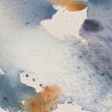 "Integration III" - Original Painting in blue by Christa Kimble